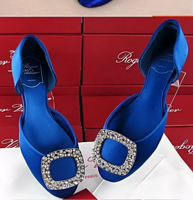 RV Shallow mouth Block heel Shoes Women--034